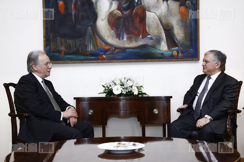 Глава МИД Армении Эдвард Налбандян встретился со своим белорусским коллегой Сергеем Мартыновым 