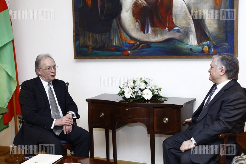 Глава МИД Армении Эдвард Налбандян встретился со своим белорусским коллегой Сергеем Мартыновым 