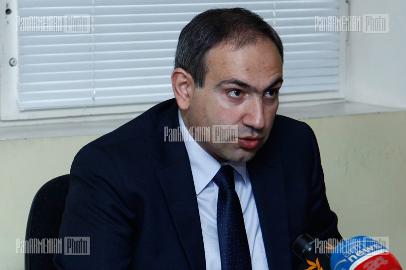 Press conference of ANC representative Nikol Pashinyan