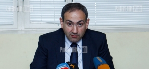 Press conference of ANC representative Nikol Pashinyan