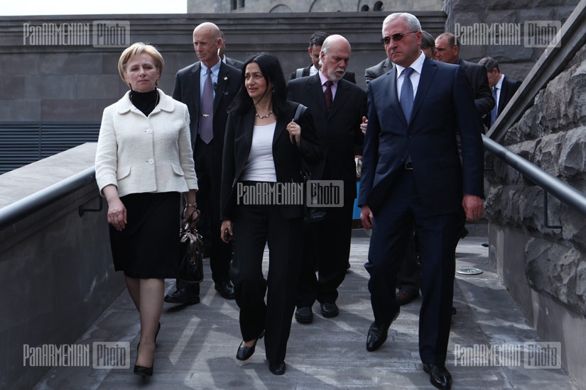 Minister of Agriculture of Israel Orit Noked visits Matenadaran