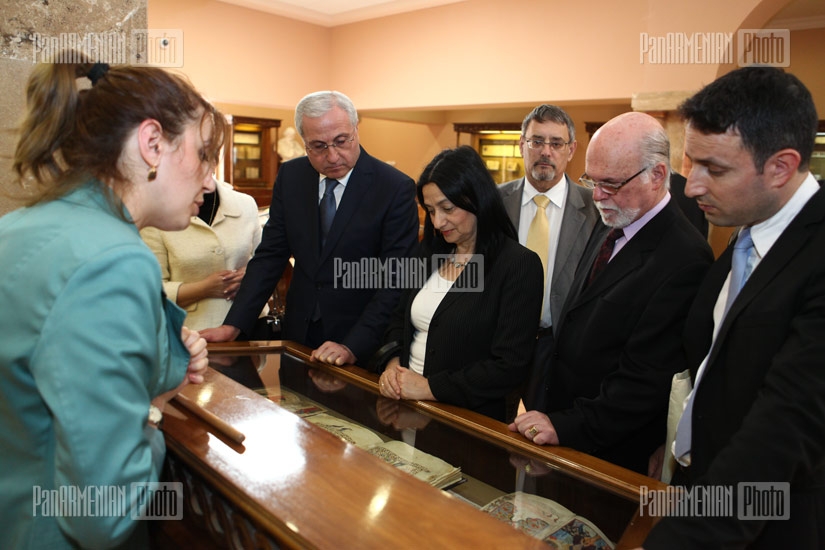 Министр сельского хозяйства Израиля Орит Нокеди посетила Институт древних рукописей Матенадаран 