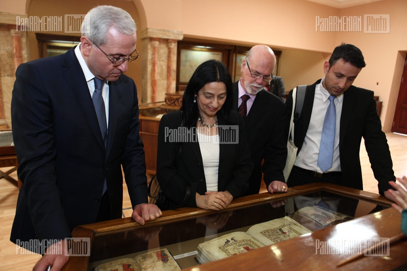 Minister of Agriculture of Israel Orit Noked visits Matenadaran