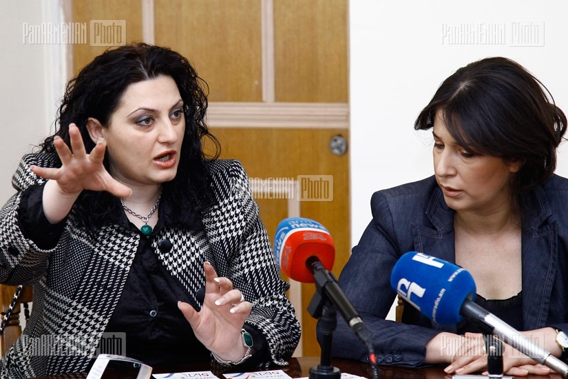 Գոհար Վեզիրյանի, Սաթիկ Սեյրանյանի, Ջուլիետա Մարտիրոսյանի և Մարգարիտա Յեսայանի ասուլիսը նախընտրական իրավիճակի մասին