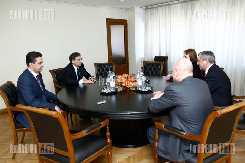 Էկոնոմիկայի նախարար Տ.Դավթյանի հանդիպումը  Ստանդարտացման միջազգային կազմակերպության (ԻՍՕ) և Ռոսստանդարտի ղեկավարների հետ