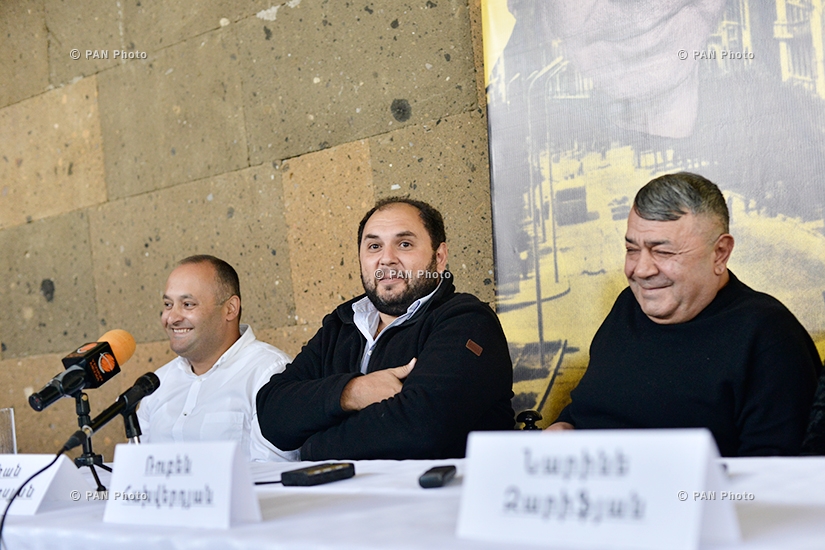 Press conference of Ruben Hakhverdyan, Vahan Martirosyan, Narine Zarifyan and Norayr Nazaryan