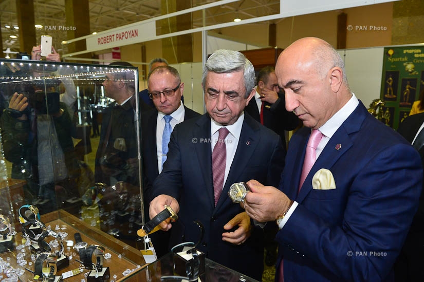 «ՋՈՒՆՎԵՔՍ Երևան շոու-2016» ոսկերչական միջազգային ցուցահանդեսի բացումը