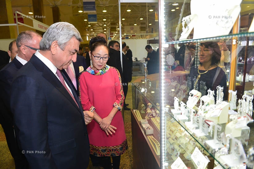 Opening of the Junwex Yerevan Show-2016 international jewellery exhibition