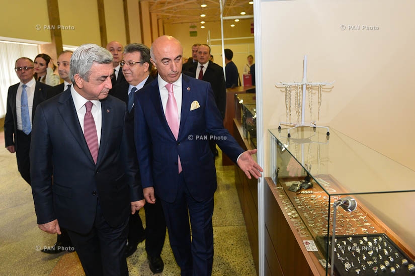 Opening of the Junwex Yerevan Show-2016 international jewellery exhibition