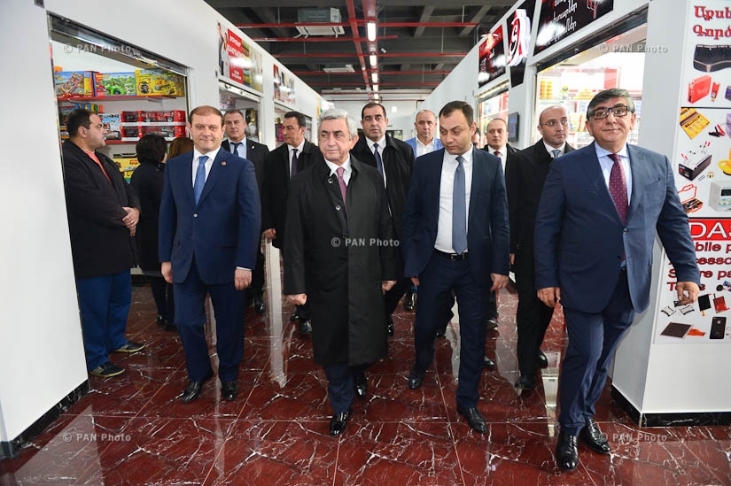 Открытие торгового центра «Ярмарка Ереван»