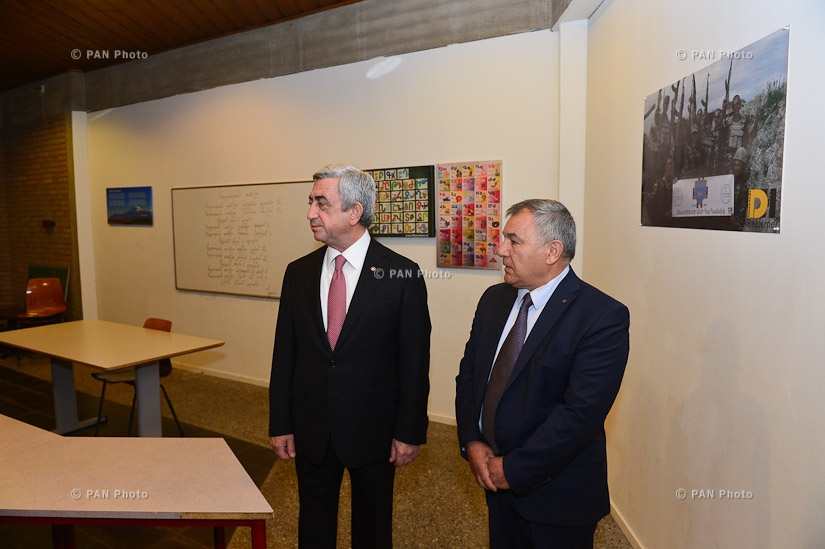 Президент Серж Саргсян посетил в Маастрихте армянскую церковь Святой Карапет