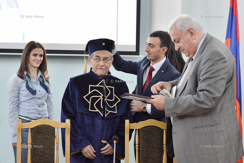 General Manager of Open-Root organization and Internet pioneer Louis Pouzin visits National Polytechnic University of Armenia