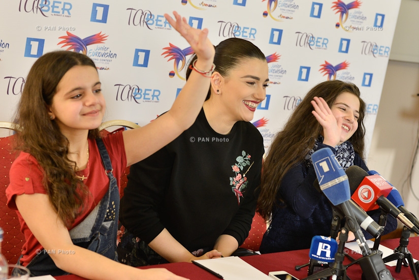 Press conference dedicated to Armenia's participation in Junior Eurovision Song Contest 2016