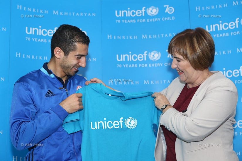 Henrikh Mkhitaryan appointed UNICEF Goodwill Ambassador