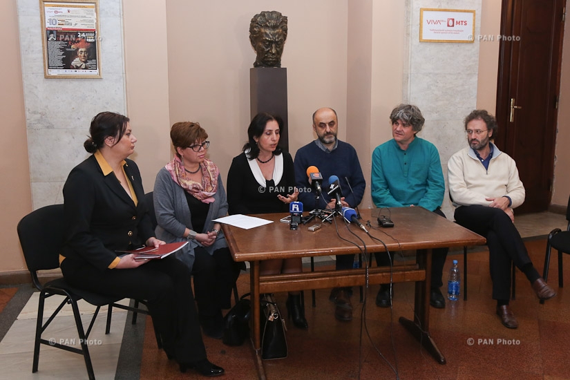 Press conference dedicated to the concert Disaster by Dresden Symphony Orchestra