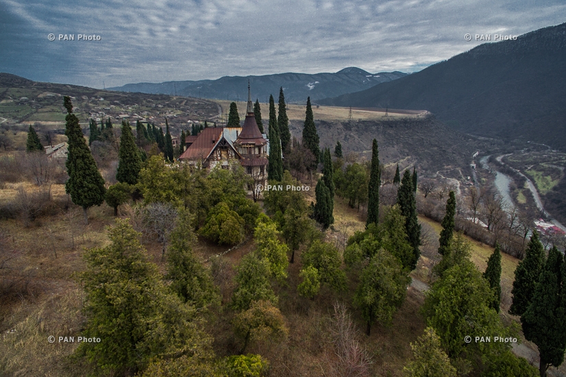 Castle of Armenian philanthropist Michael Aramyants in Akhtala town of Lori Province 