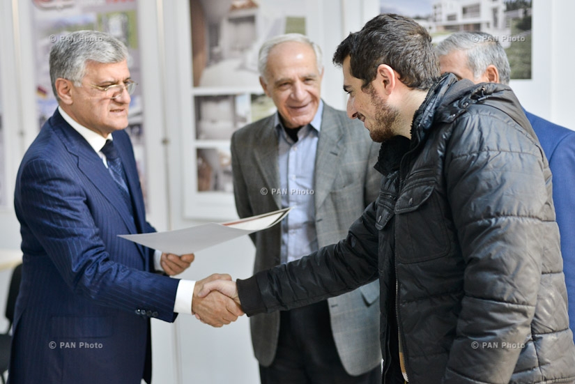 Summing up results of architectural competition-exhibition entitled “The Yerevan Architectural Biennale-2016”