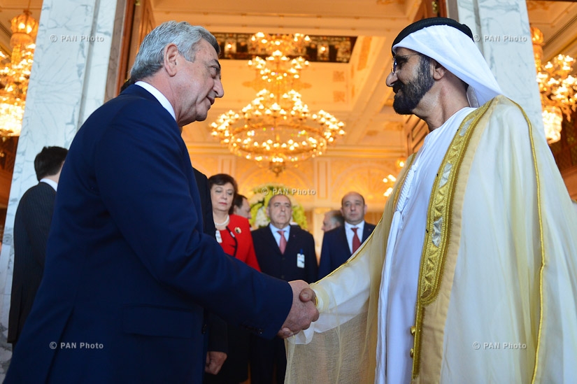 В ОАЭ Президент Серж Саргсян встретился с вице-президентом ОАЭ, премьер-министром, эмиром Дубая шейхом Мухаммадом бин Рашидом аль Мактумом
