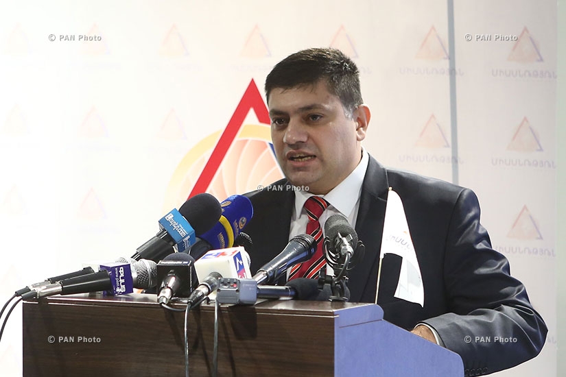 First conference of the 'Unity' Armenian national movement