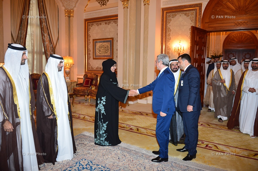 Президент Серж Саргсян встретился с эмиром Шаржи шейхом доктором Султаном бин Мухаммадом аль Касими