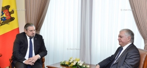 Министр иностранных дел Армении Эдвард Налбандян принял заместителя премьер-министра, министра иностранных дел и европейской интеграции Молдовы  Андрея Галбура