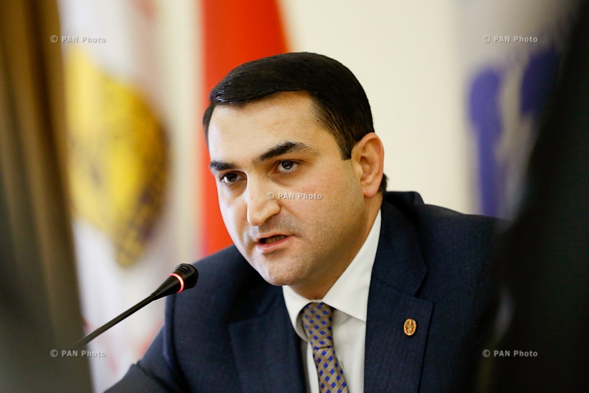 Press conference by Deputy Mayor of Yerevan Vahe Nikoyan