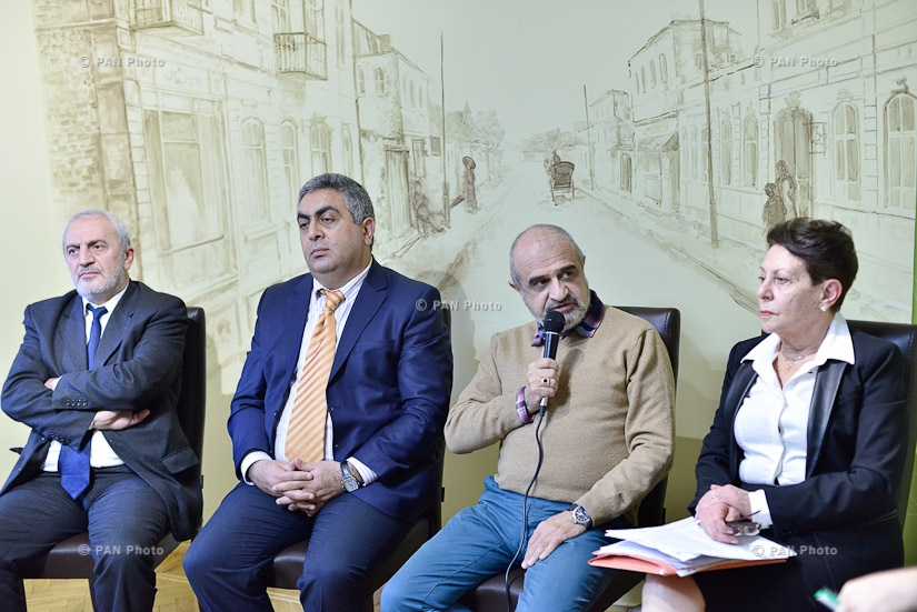 Discussion with the participation of Artsrun Hovahnnisyan, Aram Manukyan, Anahit Bakhshyan and Ruben Babayan
