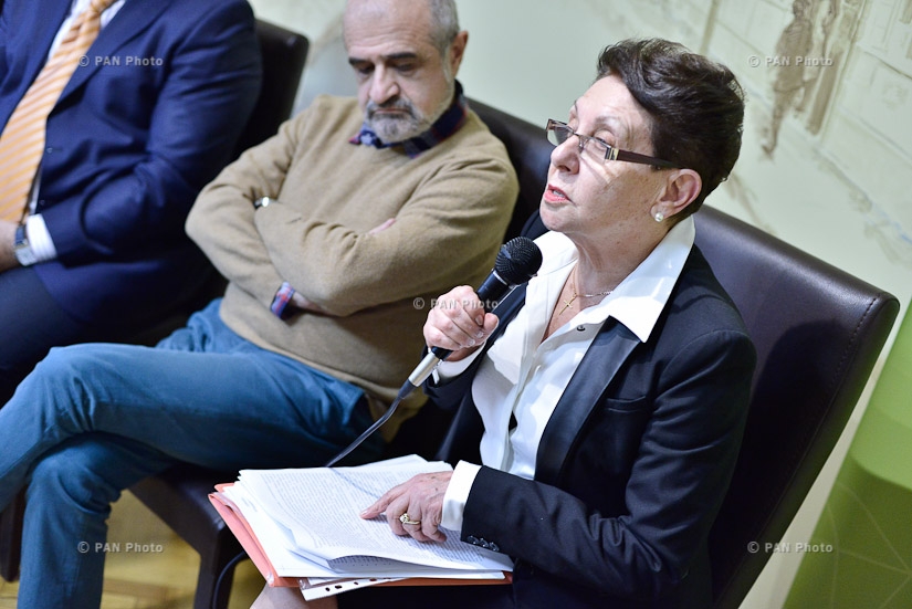 Пресс-конференция при участии Арцруна Ованнисяна, Арама Манукяна, Анаита Бахшян и Рубена Бабаяна