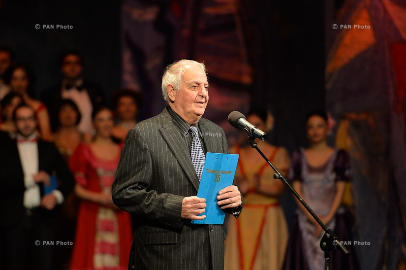 Торжественный вечер, посвящённый 75-летию Государственного театра музыкальной комедии имени А.Пароняна