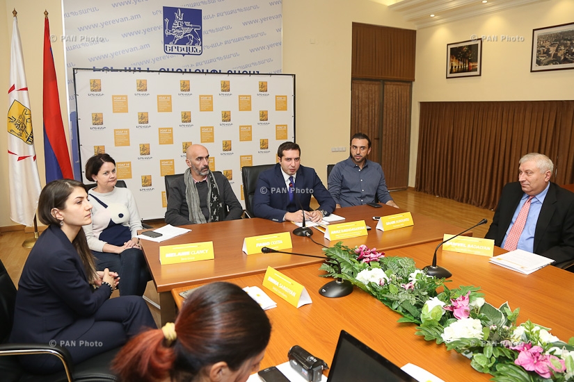 Press conference on the first outdoor advertising festival in Yerevan
