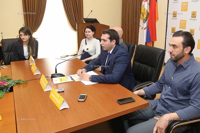 Press conference on the first outdoor advertising festival in Yerevan
