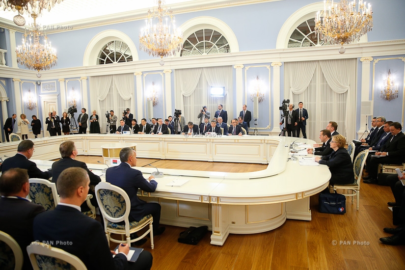 Заседание Евразийского межправительственного совета в Москве