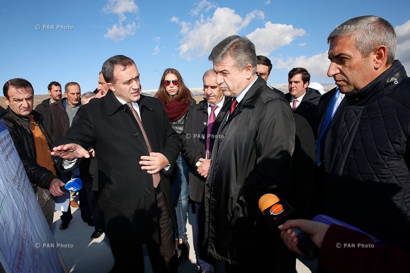 Рабочий визит премьер-министра Карена Карапетяна в Арагацотнскую область Армении
