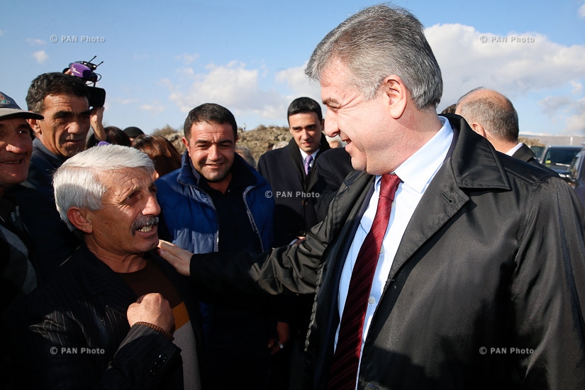 Рабочий визит премьер-министра Карена Карапетяна в Арагацотнскую область Армении