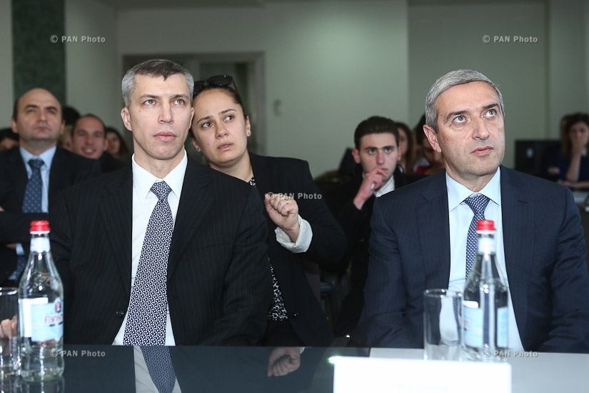 RA Minister of Transport, Communication and Information Technologies Vahan Martirosyan and Regional Head of Microsoft for CIS countries Konstantin Nazarov visited Microsoft Innovation Center Armenia