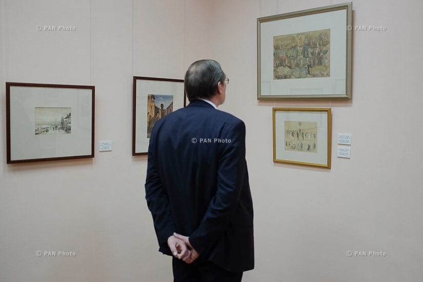 18-20-րդ դարերի ռուս և խորհրդային նկարիչների գրաֆիկական աշխատանքների ցուցահանդեսի բացումը Հայաստանի ազգային պատկերասրահում