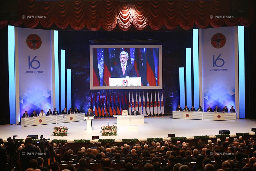 The 16th congress of the ruling Republican Party of Armenia (RPA) 