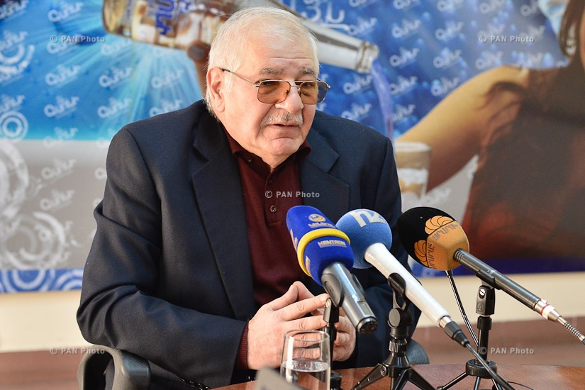 Press conference of Noravank SEF director Gagik Harutyunyan
