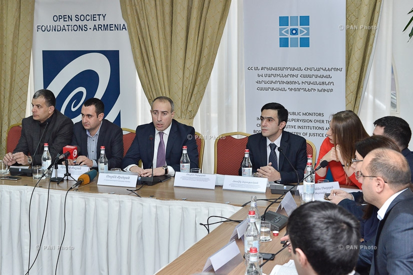 Presentation of Report by Group of Public Observers Conducting Public Monitoring of Penitentiary Institutions and Bodies of Armenia's Ministry of Justice