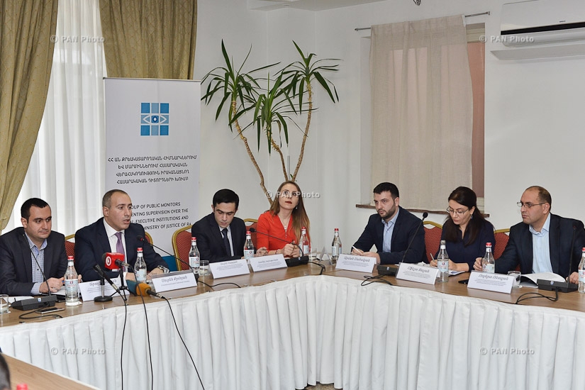 Presentation of Report by Group of Public Observers Conducting Public Monitoring of Penitentiary Institutions and Bodies of Armenia's Ministry of Justice