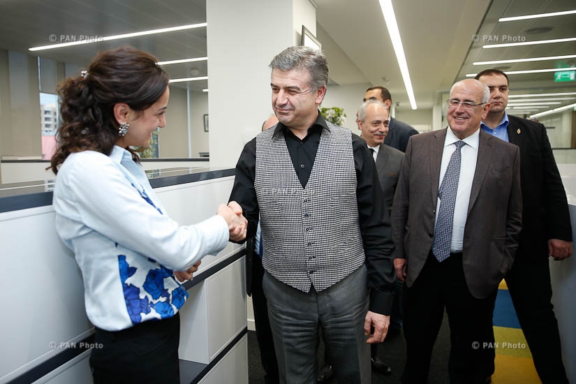 Վարչապետ Կարեն Կարապետյանը այցելել է ՀԲԸՄ-ում տեղակայված «IDeA» հիմնադրամի, «Լույս» հիմնադրամի և «Impact Hub Yerevan» ցանցի գրասենյակներ