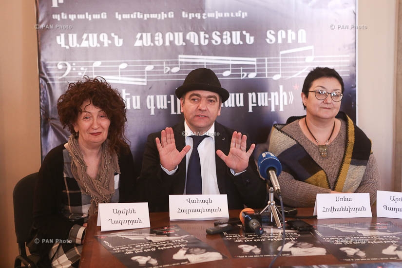 Press conference of 'Hover' state chamber choir