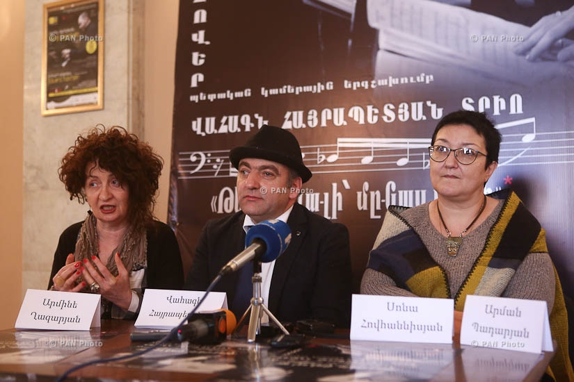 Press conference of 'Hover' state chamber choir