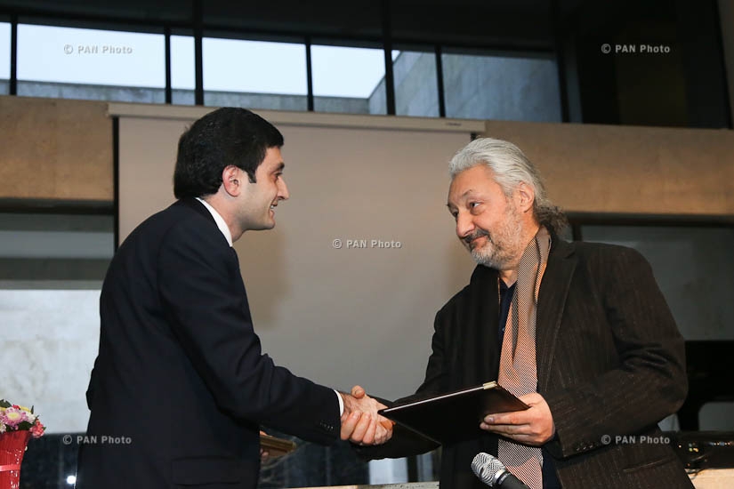 Пресс-конференция, посвященная творческим дням Стаса Намина в Армении, и презентация книги Нами Микоян «Григор-Строитель»