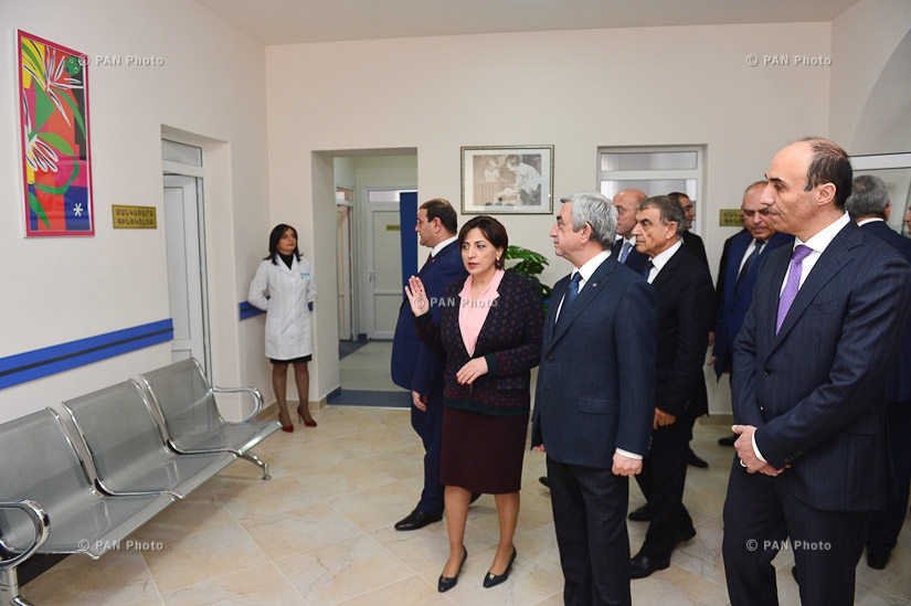 Re-opening ceremony of the Karlen Esayan out-patient clinic in Yerevan and opening of the Ararat Resort hotel compound in Tsaghkadzor 