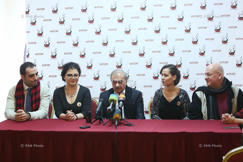 Press conference, dedicated to the opening of Ashot Tigranyan Cultural Musical Foundation and first performance by United American and Armenian Chamber Orchestra