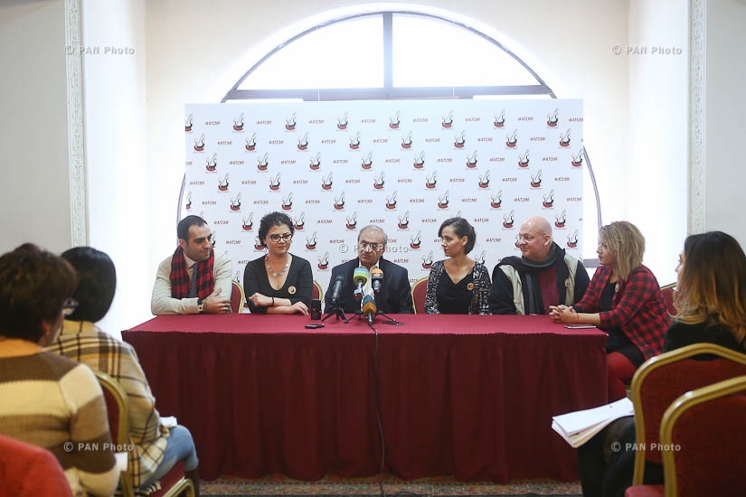 Пресс-конференция, посвященная открытию культурно-музыкального фонда «Ашот Тигранян» и первому выступлению «Армяно-американского объеденного камерного оркестра»