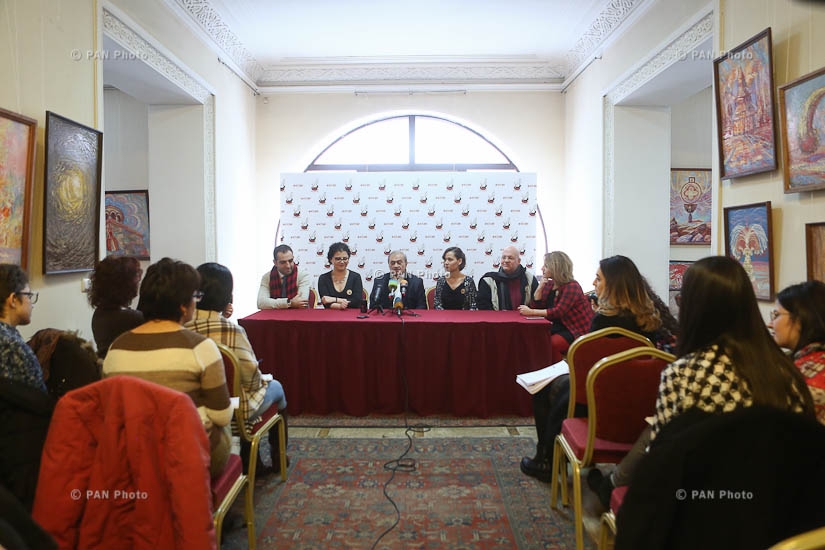 Press conference, dedicated to the opening of Ashot Tigranyan Cultural Musical Foundation and first performance by United American and Armenian Chamber Orchestra