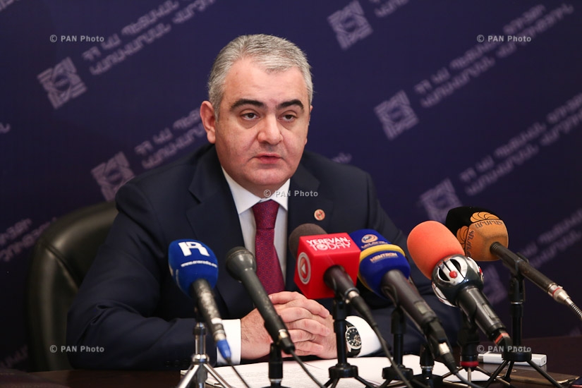 Press conference of the head of State Property Management Department Arman Sahakyan