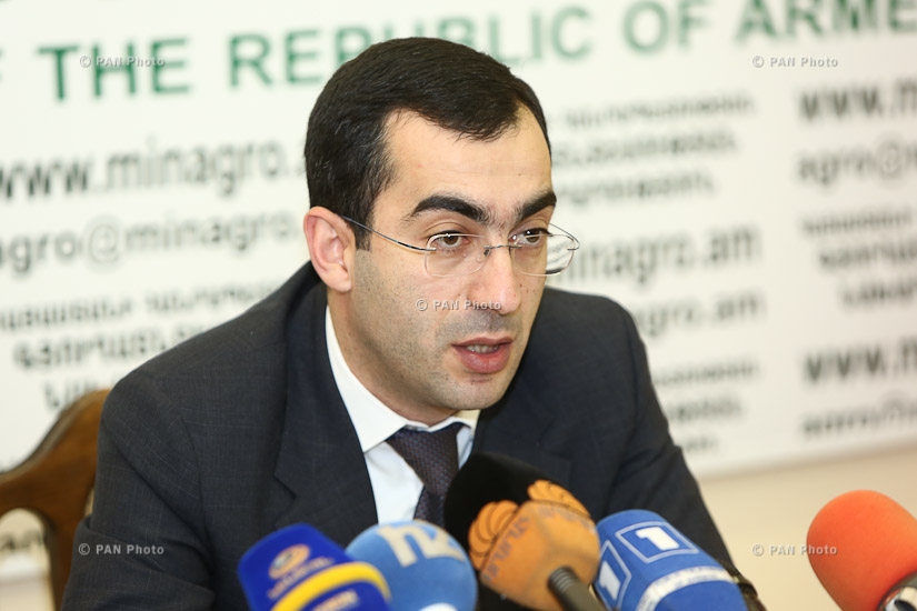 Пресс-конференция заместителя министра сельского хозяйства Армении Роберта Макаряна